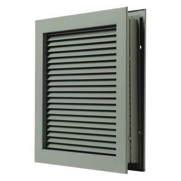 National Guard Door Louver,22 1/4 in H,16 1/4 in W L-700-RX-18x24