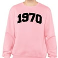 thumbnail image 2 of 1970 College Style Sweatshirt Unisex 3X-Large Pink, 2 of 5