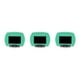 thumbnail image 4 of Wosthever Contador de pasos electrónico para caminar con pantalla LCD Contador de calorías Podómetro digital Jogging Senderismo al aire libre Verde 3piezas, 4 of 6