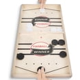 thumbnail image 1 of Fast Sling Puck Game, Carioca Table Top Game for Family Dinners or Friend Get-Togethers, Wooden Board Sling Puck Game, 1 of 7