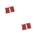 thumbnail image 3 of Qarigey Pendientes de lentejuelas cuadradas, gotas para los oídos exageradas, gotas de borlas brillantes de moda, aleación de aluminio, Rojo 2piezas, 3 of 6