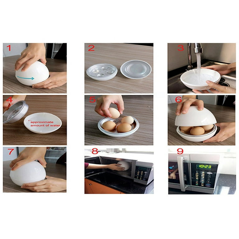 Reviews for As Seen on TV Egg Pod 4-Egg White Microwave Egg Cooker that  Perfectly Cooks Eggs and Detaches the Shell!