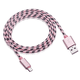thumbnail image 5 of El cable de datos de la aleación de aluminio del enrejado del tigre para Apple Android type-c123 mide la línea de carga rápida, 5 of 5