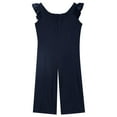 thumbnail image 5 of Ruyang Jumpsuits for Girls Overalls Spaghetti Strap Loose Romper Pants with Pockets Kids Casual Sleeveless Jumpsuit, 5 of 5