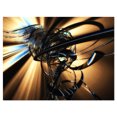 thumbnail image 2 of Fractal 3D Marron Foncé Enchevêtrement - Impression sur Toile Abstraite, 2 of 3