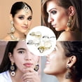 thumbnail image 7 of Monebena 3 Pairs Earring Backs for Heavy Earring, Silicone Earring Lifters for Droopy Ears, Earring Backs Replacements, Earlobe Support Backs, Heavy Earring Support, Earring Backings, Silver Gold, 7 of 7