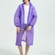 thumbnail image 4 of Capa para mujer, estilo largo, para adultos, para hombres y mujeres, atada a mano, impermeable, con capucha y botones, para exteriores, para padres e hijos, chaqueta informal de manga larga, impermeab, 4 of 6