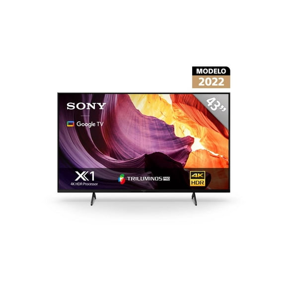 Pantalla LED Sony X80K 43 Pulgadas 4K UHD Smart Google TV Modelo 2022
