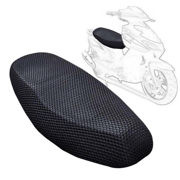 Motorcycle Cushion Cover Motor Seat Pad Cover Heat Resistance Comfortable Anti XL