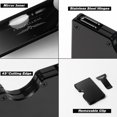 thumbnail image 3 of Cartera Lenvoten minimalista de metal con clip para billetes y bloqueo RFID, 3 of 8
