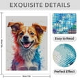 thumbnail image 3 of Diamond Art Kit for Adults, Colorful Dog Portrait Splash Art Diamond Painting for Adults Beginners, DIY Diamond Art Painting Kits, 5D Diamond Painting Crafts for Home Decor 12x16 Frameless, 3 of 7