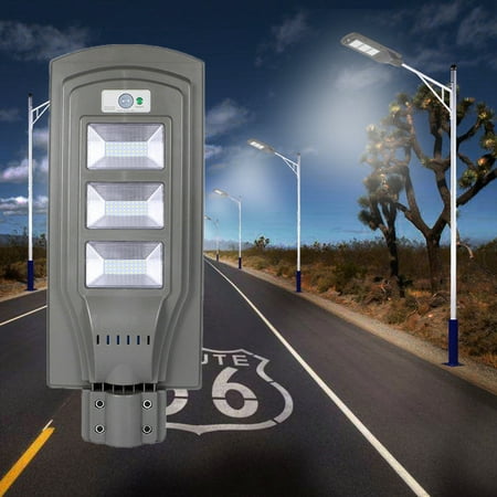 UBesGoo 20W/40W/60W LED Solar Powered Light Dusk to Dawn PIR Motion Sensor Lamp