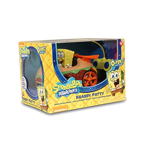 spongebob remote control krabby patty vehicle