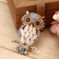 thumbnail image 3 of Owl Broach Jewelry Quality Crystal Owl Brooch Necklace Pendant Woman Fashion  J-134, 3 of 6