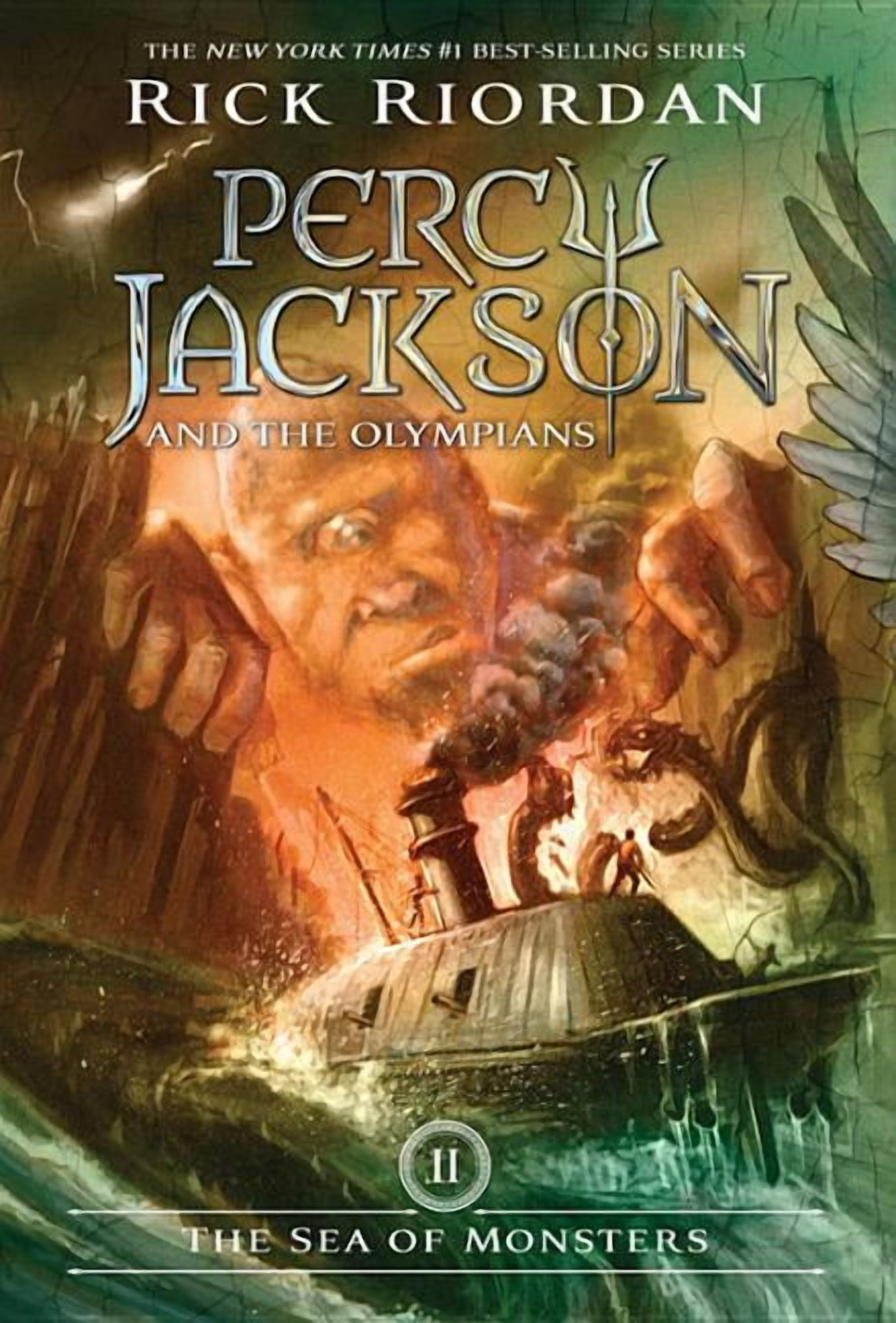 Rick Riordan, Percy Jackson Book 2, Sea of Monsters, Hardcover, Olympians  Series - Walmart.com
