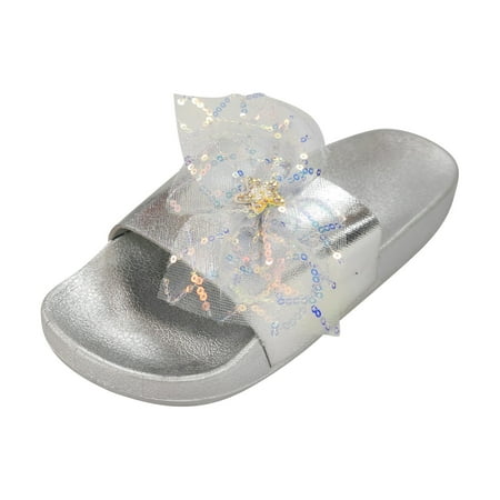 

Cptfadh Slippers For Women Shoes Women Fish Mouth Shoes Fashion Flat Sandal Platform Sequined Beach Slippers Summer Casual Fashion Sandals