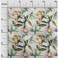 thumbnail image 2 of oneOone Silk Tabby Multicolor Fabric Leaves & Clover Craft Projects Decor Fabric Printed By The Yard 42 Inch Wide, 2 of 5