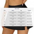 thumbnail image 3 of QTBIUQ Womens Swim Skirt Shorts Modest Bikini Bottoms Solid Color Side Slit Beach Swimwear, 3 of 5
