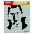 thumbnail image 5 of Stencil1 Dracula Stencil 8.5" x 11" - Happy Halloween Halloween & Vampire Art Crafts, 5 of 5