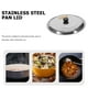 thumbnail image 4 of Cubierta de la olla para el hogar Pan de acero inoxidable Tapa de la tapa de la olla multifunción Accesorio para el hogar, 4 of 5