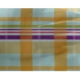 thumbnail image 4 of oneOone Georgette Viscose Baby Blue Fabric Madras Check Quilting Supplies Print Sewing Fabric By The Yard 42 Inches Wide, 4 of 4