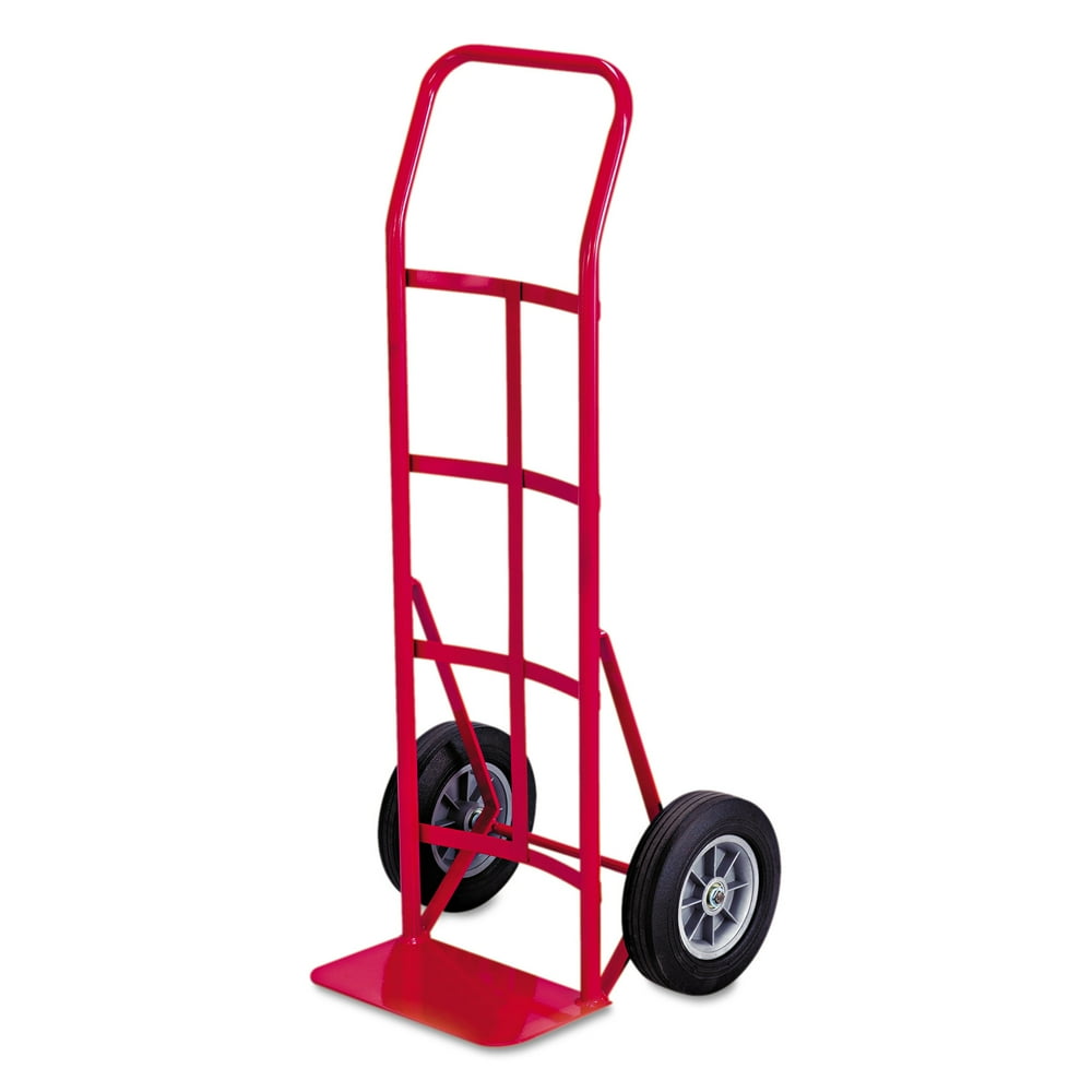 Safco TwoWheel Steel Hand Truck, 500lb Capacity, 18 x 44, Red