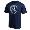 thumbnail image 2 of Men's Fanatics Navy Sporting Kansas City Logo T-Shirt, 2 of 3