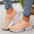 thumbnail image 5 of IEMIEMIEM Women Walking Shoes 2026 Slip On Tennis Sneakers Non-Slip Gym Workout Mesh Casual Sock Trainers Breathable Lightweight Comfortable Orthopedic Shoes Orange 7.5 Wide, 5 of 6