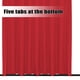 thumbnail image 4 of Cortinas de exterior fáciles de usar, impermeables, 110 x 96 cm, color rojo (1 panel), 4 of 8