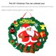 thumbnail image 5 of Toystoory Árbol de Navidad de fieltro, adornos de Navidad desmontables para colgar en la pared DIY para niños pequeños, decoraciones para el hogar, Kits de decoración para fiestas No.03 Toystoory HA000422-03B, 5 of 6
