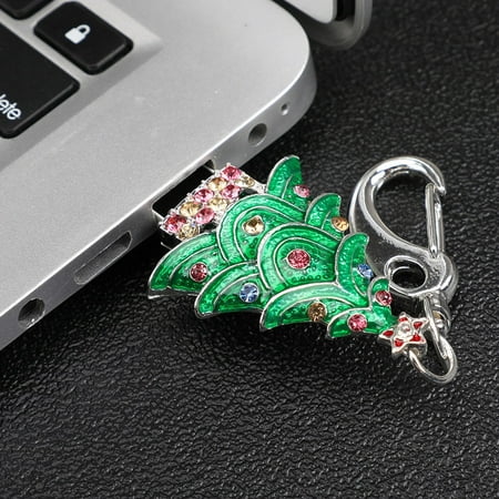 Christmas Tree 16GB USB Flash Drives Memory Stick Storage Key Pen U