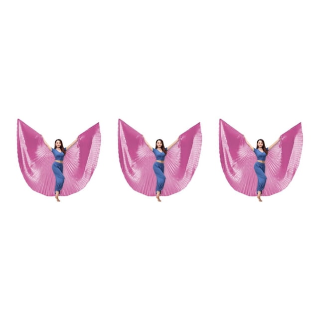 Ounissouiy Ala de danza del vientre Disfraces para adultos Mujeres Accesorios de baile profesional para actuaciones Carnaval Espectáculos Type1 NO1