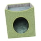 thumbnail image 1 of Cama para gatos, nido para gatos semicerrado, tienda suave para gatitos, cama para dormir para mascotas de doble capa, casa cubo para gatitos, gatos, Verde claro, 1 of 9