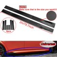 thumbnail image 5 of 6pcs Carbon Fiber Style Side Skirt Extensions Splitters Lip Vehicle Accessory Universal2m/78.7in, 5 of 5