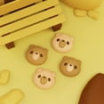 thumbnail image 3 of PlayVital Joystick Caps for Nintendo Switch, Thumbstick Caps for Switch Lite, Analog Cover for Switch OLED Joycon Thumb Grip Caps for Switch & Switch Lite & Switch OLED - Cozy Bear, 3 of 7