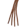 thumbnail image 3 of INSPIRE CHIC Unisex Round Rope Braided Waxed Shoelaces for Casual Dress Boots Shoes Red Brown 120 cm/47.2', 3 of 4