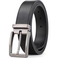 thumbnail image 1 of Men's Dress Belt Black Leather Belts for Jeans, 1 of 5