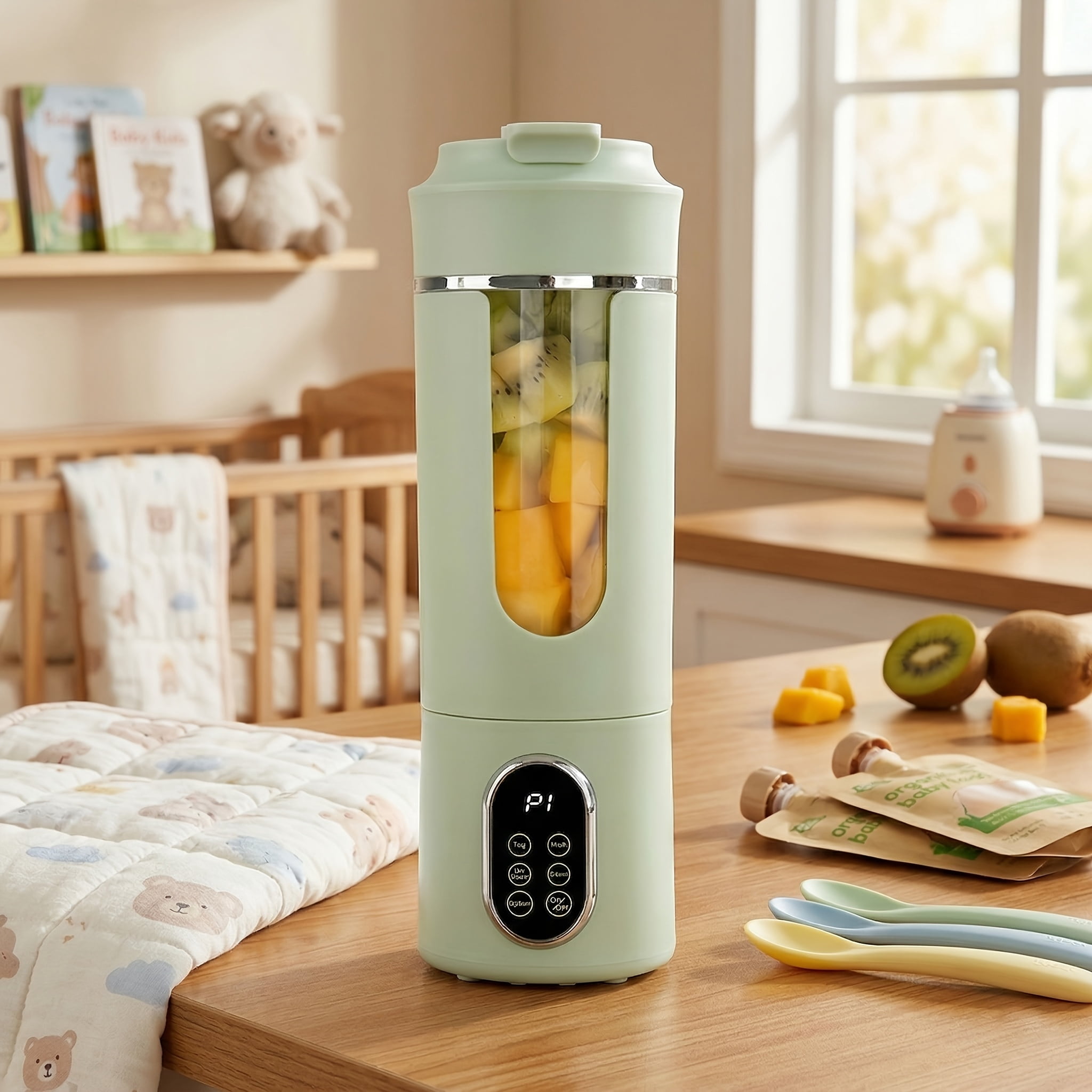 Baby Brezza Infant Food Steamer and Mixer - Glass Bowl Puree