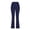 Navy-yoga leggings flare, variant on Flare Yoga Pants for Women with Pockets High Waisted Mini Flare Leggings Tummy Control Bootcut Workout Leggings Gym Athletic Running Trouser Flare Leggings
