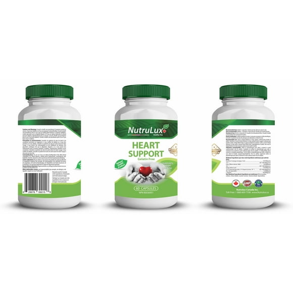 Heart Support ( 160 mg Hawthorn ) Halal Gelatin Free Capsules