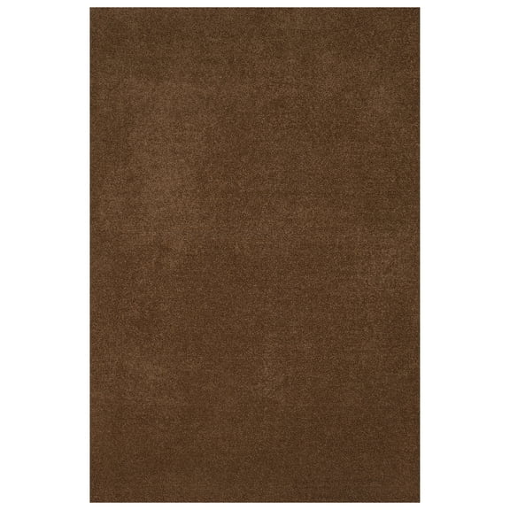 Garland Rug Gramercy Washable Polypropylene Cinnamon Bathroom Carpet, 5' x 6'