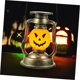 thumbnail image 3 of 1pc Halloween Jack-o-Lantern Light up Jack o Lantern Light Up Lanterns Halloween Pumpkin Table lamp LED Solar Lights Out, 3 of 5
