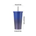 thumbnail image 3 of PONPRNGY Tumbler Double Wall Vacuum Insulated Travel Glitter Mug,Stainless Steel Tumblers with Lid and Straw, Powder Coated Coffee Cups for Woman, 3 of 6
