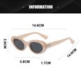 thumbnail image 2 of Gafas de sol retro de estilo hip hop con montura pequeña y personalidad de chica sexy, estilo ojo de gato, hechas de PC, 2 of 5