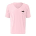 thumbnail image 4 of WERYOUNG Mens T-Shirts Oversized Tshirts For Men Summer Crew Neck Short Sleeve T Shirt With Coconut Tree Print Basic Tees Soft Top XS, 4 of 4