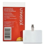 2PK Universal Laminating Pouches, 5 mil, 3.75" x 3.88", Matte Clear, 25/Pack (84610)