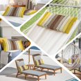 thumbnail image 5 of Yellow Brown Queen Size Pillow Cover, Pillowcase Protectors with Zipper, Breathable Decorative Throw Pillow Case Cover, Farmhouse Wood Grain Vintage Striped Pillow Shams for Couch Sofa 20x30Inch, 5 of 8