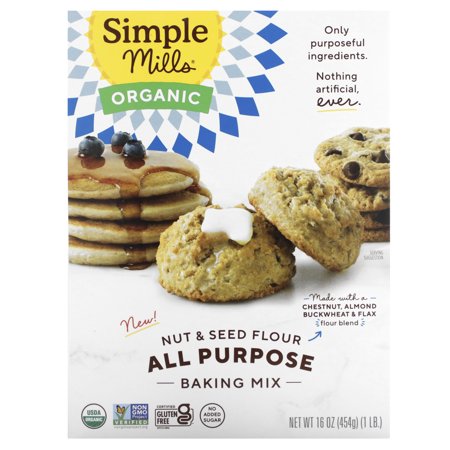 Organic All Purpose Nut & Seed Flour Baking Mix  16 oz (454 g)  Simple Mills