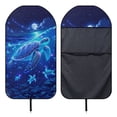 thumbnail image 5 of Garronmavis Ocean Turtle Waterproof Front Car Seat Towel Cover 1 PC Breathable Stretchable Stain Resistant Universal Fit Auto Seat Protector for Sedan SUV Truck Van Interior Protection, 5 of 8
