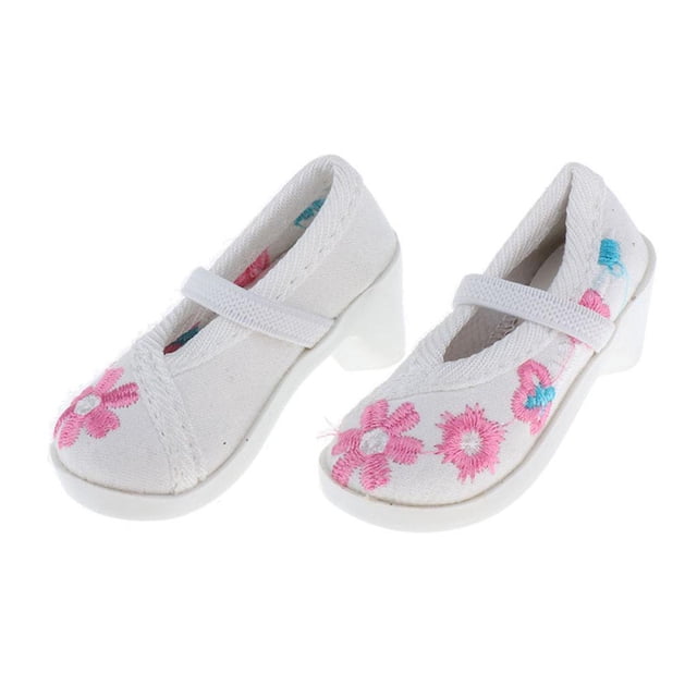 Zapatos para MSD DOD Perfecl Disfraces de 24Inch Doll Dress Up Party Favor Kids Birthday Y Christmas Gift White